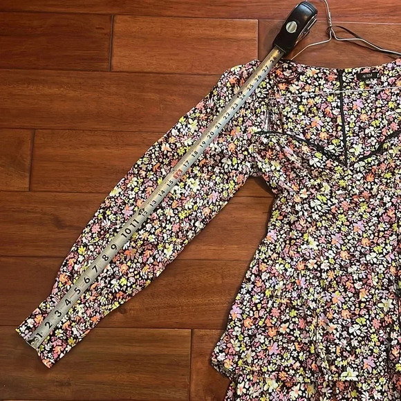 AFRM Women's Modesto Sweetheart Mini Dress Multi Color Size S NWOT - Picture 13 of 14